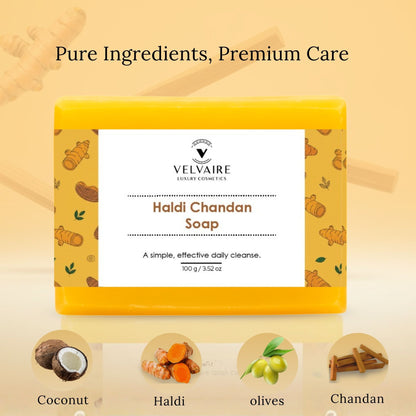 Natural haldi chandan soap
