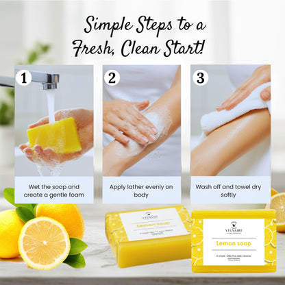 Lemon extract soap