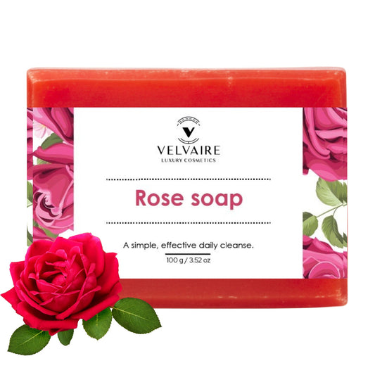 Rose extract soap