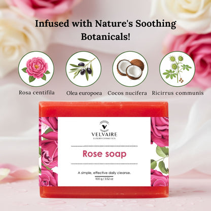 natural rose soap